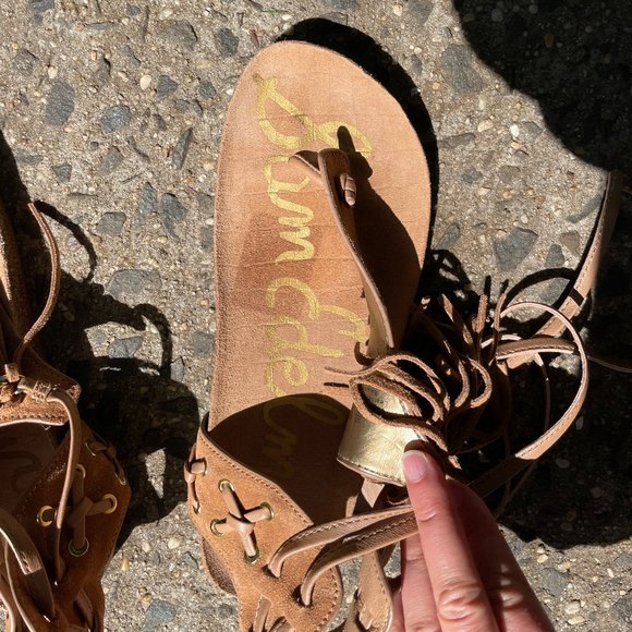 Sam Edelman Kyra Gladiator Boho Fringe Sandal  - Picture 15 of 16